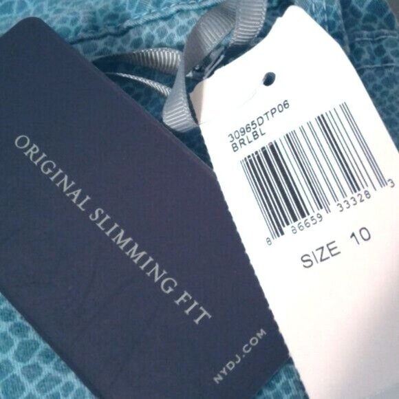 NYDJ Size 10 Jeans Womens Denim Skinny Blue Lift Tuck Slimming Fit NEW - Picture 13 of 14